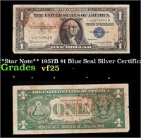 **Star Note** 1957B $1 Blue Seal Silver Certificat