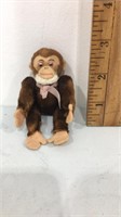 Antique stuffed monkey made in east germany.