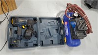 CH Air Compressor, Roofing Nailer