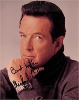 Michael Crichton signed photo