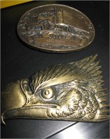 Eagle & Truck Driver Belt Buckles