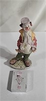 Clown figurine and clown deck of cards