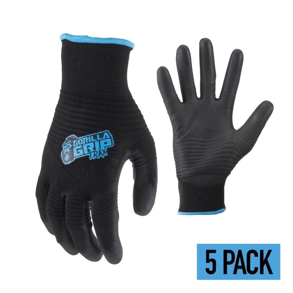 GORILLA GRIP Large Extreme Work Gloves (5-Pack)