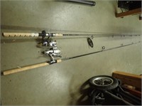 Diawa Graphite Fishing Rod w/ Shimano Reel &