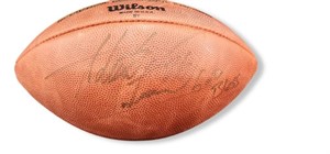 NFL Football Signed by Adrian Peterson