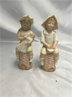 ANTIQUE HEUBACH FIGURINES 7.5 INCHES