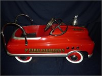 RED FIRE TRUCK PEDAL CAR