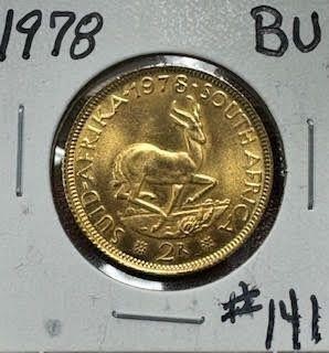 1978 $2 Rands 1/4 Oz. Gold "KRUGERRAND" - BU