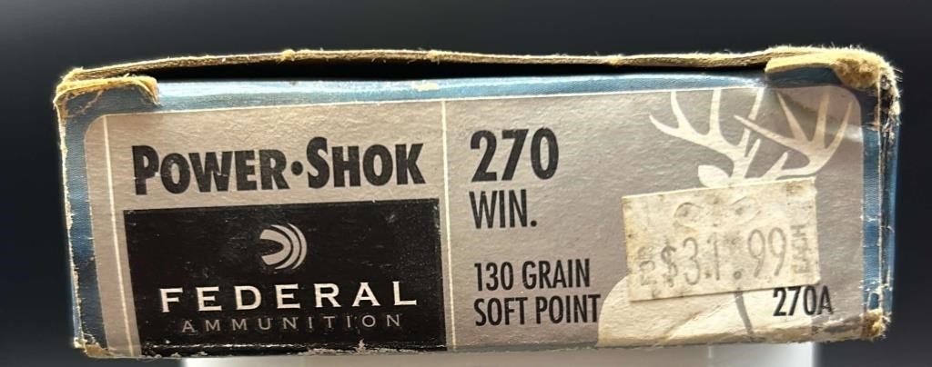 Federal 270 Win 130 Gr Ammo - Full Box