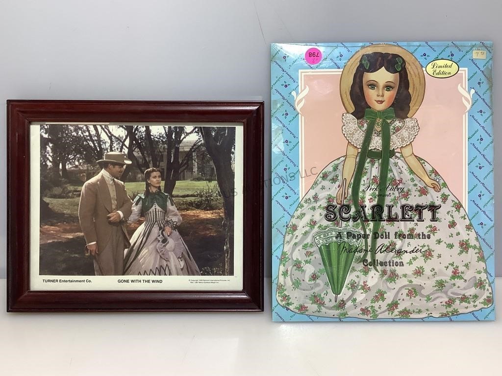 LE Madame Alexander Scarlett paper doll book