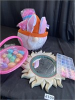 Easter Basket Gnome, Beads, Eggs & More