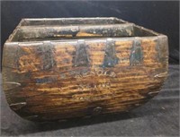 Old rice wooden basket