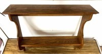 Wall hanging shelf 28 inches wide