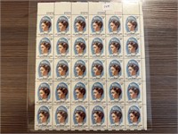 13C CLARA MAASS QTY 30 STAMPS 1 SHEET