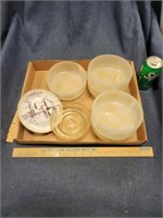 Lot of Dishes,Bowls, Plate, Lamp Shades
