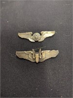 World War Ii Pilots Wings And Gunners Sterling
