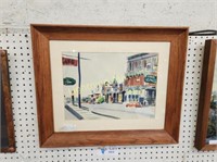 SIGNED WATERCOLOR BY CHARLES MULVEY