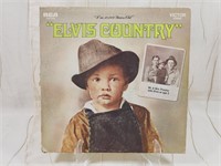 VINTAGE ELVIS PRESLEY "ELVIS COUNTRY" VINYL RECORD