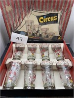 Circus Hostess Set by Libbey Glass