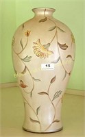 15 Inch Decorated Pottery Vase