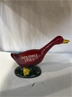 Red Goose cast iron bank
