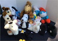 Stuffed Animals; Smurfs, Alf & More