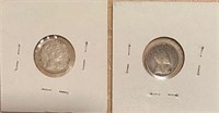 Canadian Nickel 2 Coin Lot