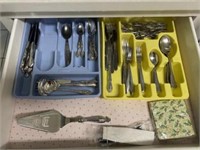 Silverwear in drawer