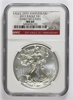 2011 AMERICAN SILVER EAGLE