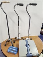 Quad Canes for walking support,