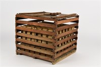 VINTAGE WOODEN EGG CRATE