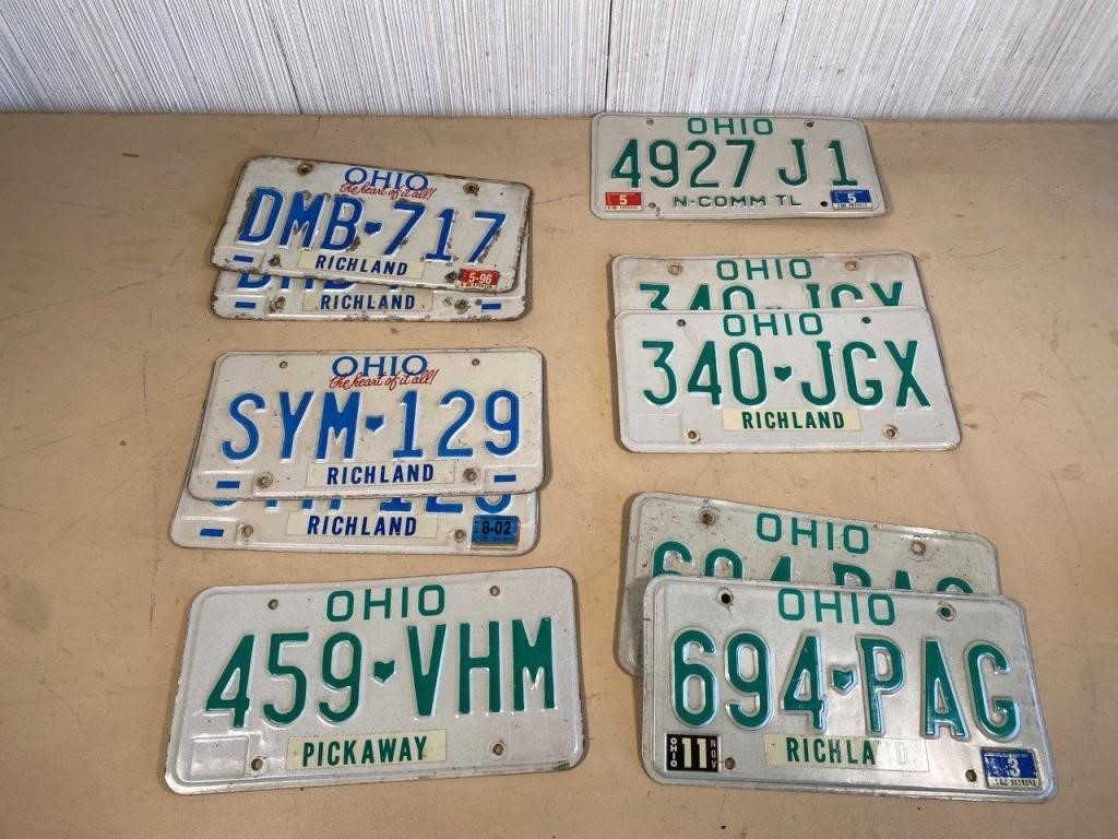 vintage license plates