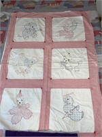 Crib quilt, and more