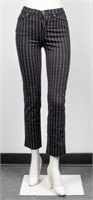 Moschino "Pin Stripes" Skinny Jeans, New W Tags