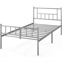 1 LOT, 2 PIECES, 1 Yaheetech Metal Bed Frame with