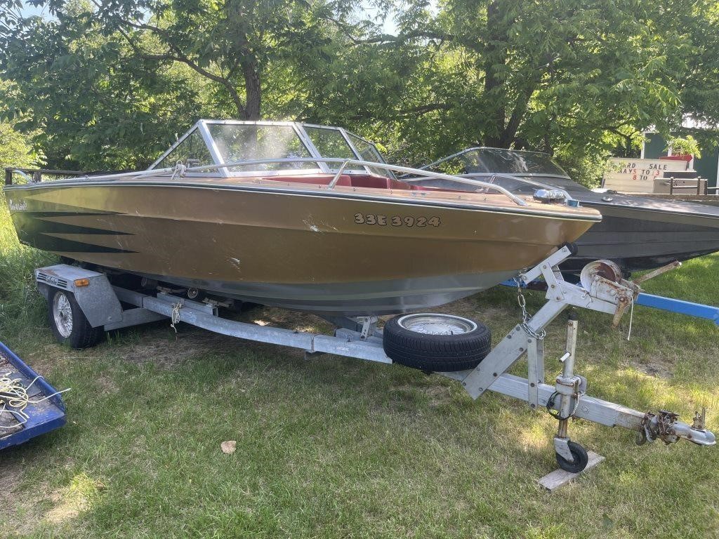 20’ Pleasure craft or fishing boat & trailer