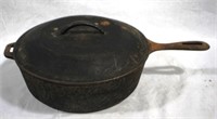 Cast Iron Pot w/ lid - 10.5" round