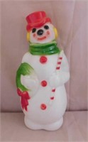 1968 Empire Snowman Christmas blow mold, 13" tall
