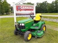 John Deere X728 Ultimate Lawn Tractor 60" 750HRS