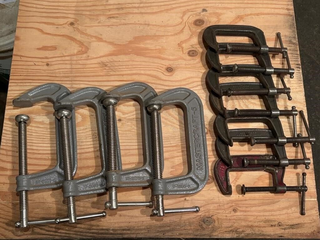 Assorted C Clamps