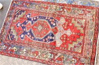 TWO ZANJAN MULTICOLOURED CARPETS