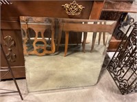 24” by 24” glass mirror