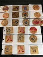 Vintage Beer Coaster Lot Blatz, PBR, Hamm’s