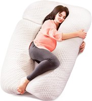 (open box) Cooling U-Shaped Pregnancy Pillow