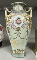Antique Japan Hand  Painted Vase