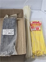 Lot of zip ties 11 inch probably 16 in and 11 in