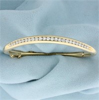 1ct TW Diamond Bangle Bracelet in 14K Yellow Gold