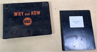 vintage GULF binder & Kenton Lock mfg binder