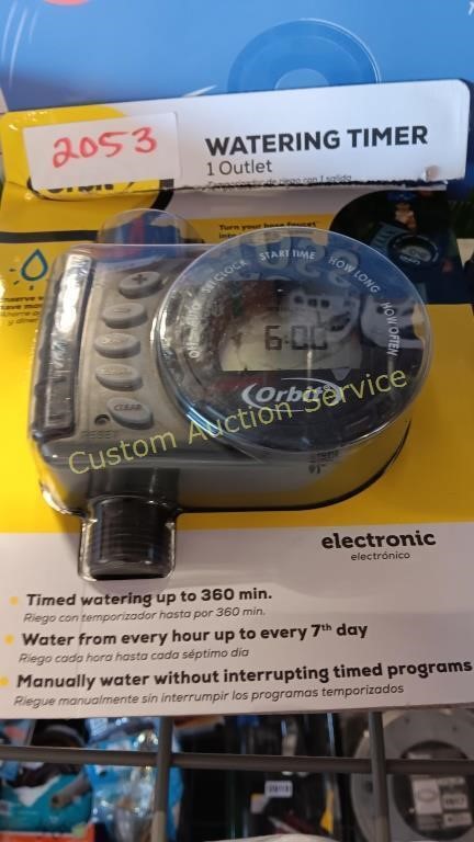 WATERING TIMER 1 OUTLET