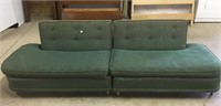 Retro Green 2 piece Couch